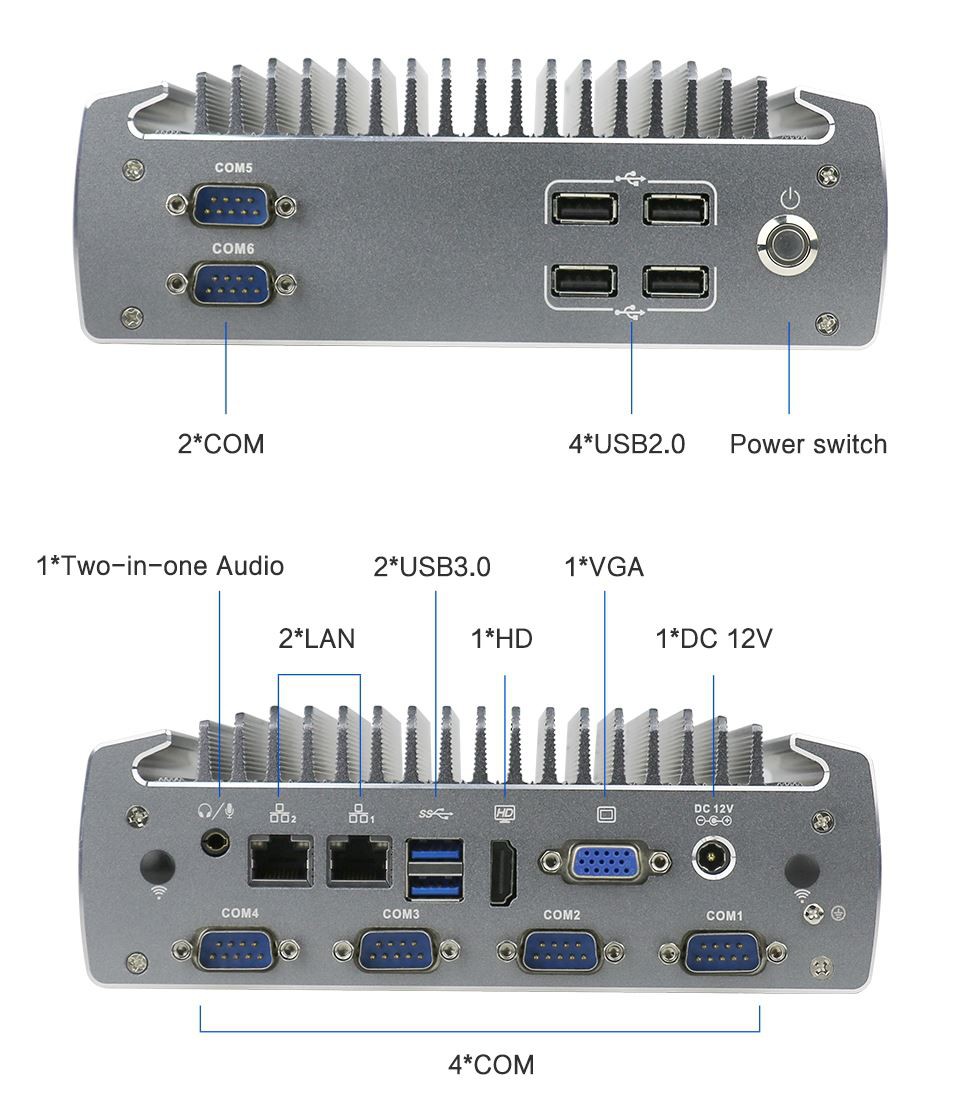 Fanless Industrial pc Fanless Industrial pc