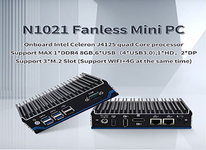 J4125 Mini PC Fanless
