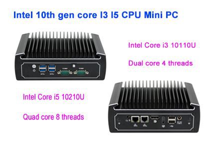Mini PC ġdid mingħajr Fanless tal-10 Ġenerazzjoni